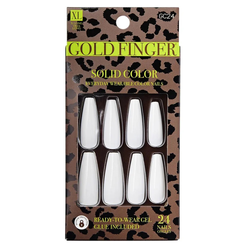 Goldfinger Solid Color Press on Nails-Sweety GC24