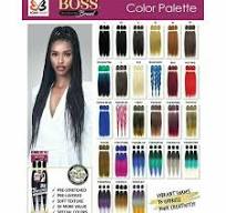 Boss 3x Knotless Braiding Hair 3TG/navy/Black