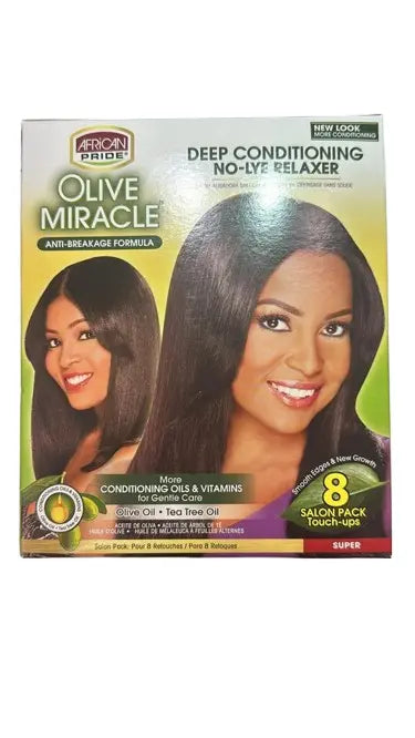 African Pride Olive Miracle Relaxer 3 Step Pack