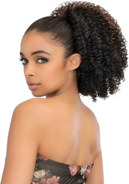 Janet Collection Afro Stylish Drawstring  Ponytail Color 1