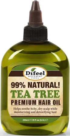 Difeel Premium Natural Hair Oil - Tea Tree Oil 2.5 oz